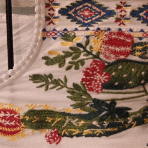 🌸Embroidered top southwestern boho sleevless top Savanna Jane. Large🌵🌼😁 - Picture 3 of 8